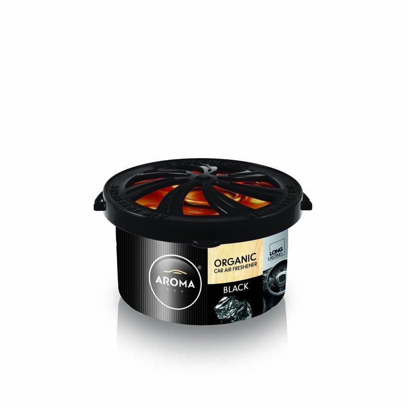 AROMA Ароматизатор Car Organic 40g - BLACK