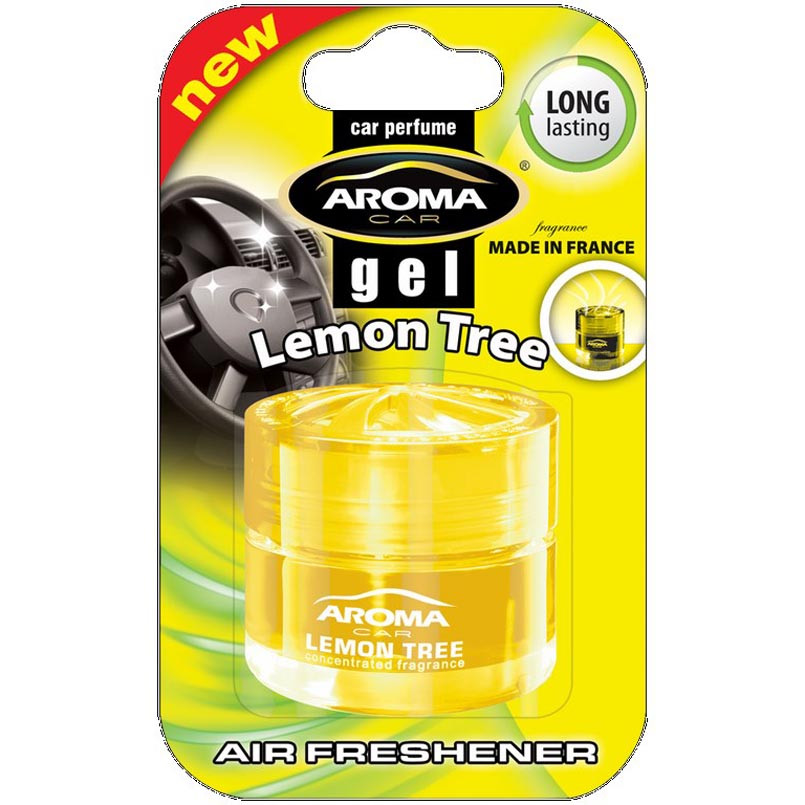 AROMA Ароматизатор Car Gel 50ml - LEMON TREE (40шт.) банка стекло