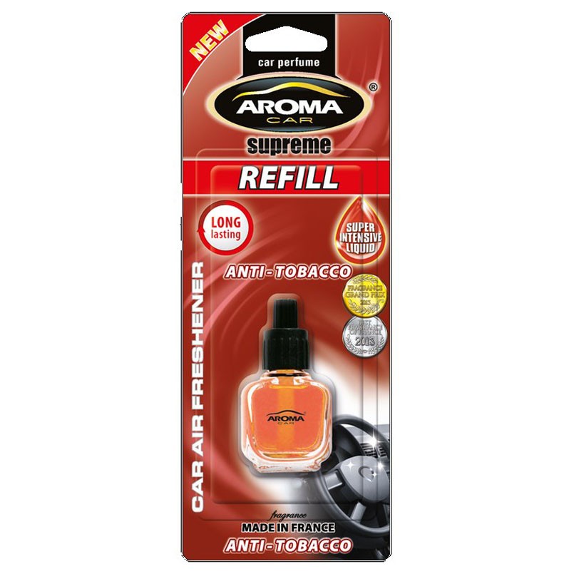 AROMA Ароматизатор Замінний флакон Car Supreme REFILL - ANTI TOBACCO (24шт.)
