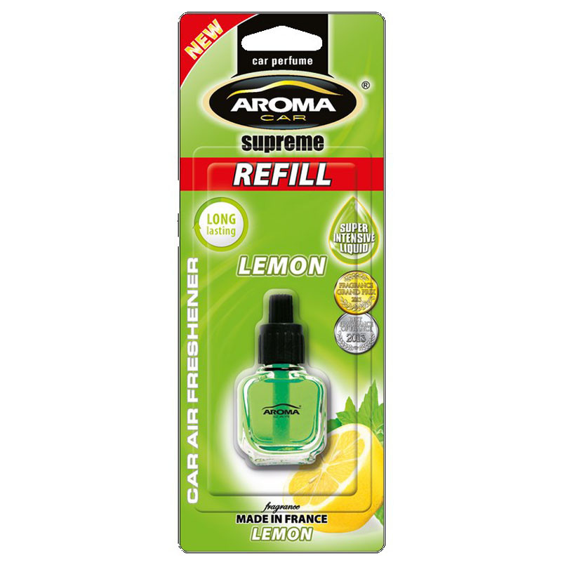 AROMA Ароматизатор Замінний флакон Car Supreme REFILL - LEMON (24шт.)