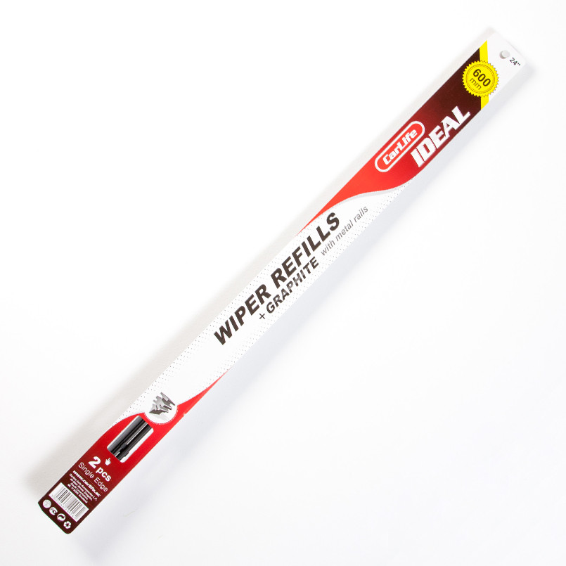 CARLIFE замінні гумки до щіток ск-ка Single Edge 24/600мм,з металевими направляючими