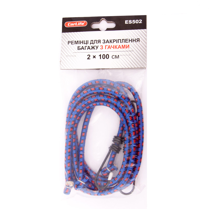 CARLIFE  Ремінці для закріплення багажу 2x100см. 