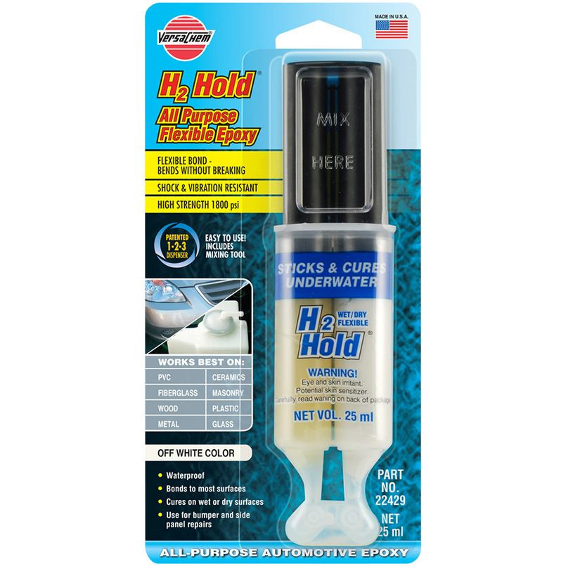 H2 HOLD® ALL-PURPOSE EPOXY, 25ml Універсальний двохкомпоентний епоксидний еластичний клей