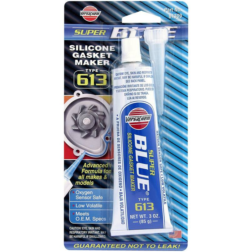 SUPER BLUE® SILICONE, 85 g Водостійкий силіконовий герметик, синій. Витримує температуру до + 315°С.