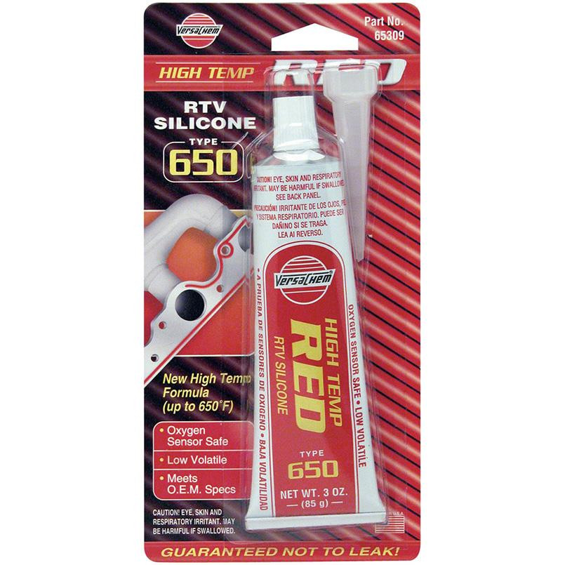 HI-TEMP RED SILICONE, 85g Червоний силіконовий герметик прокладок. Використовується для заміни пробо