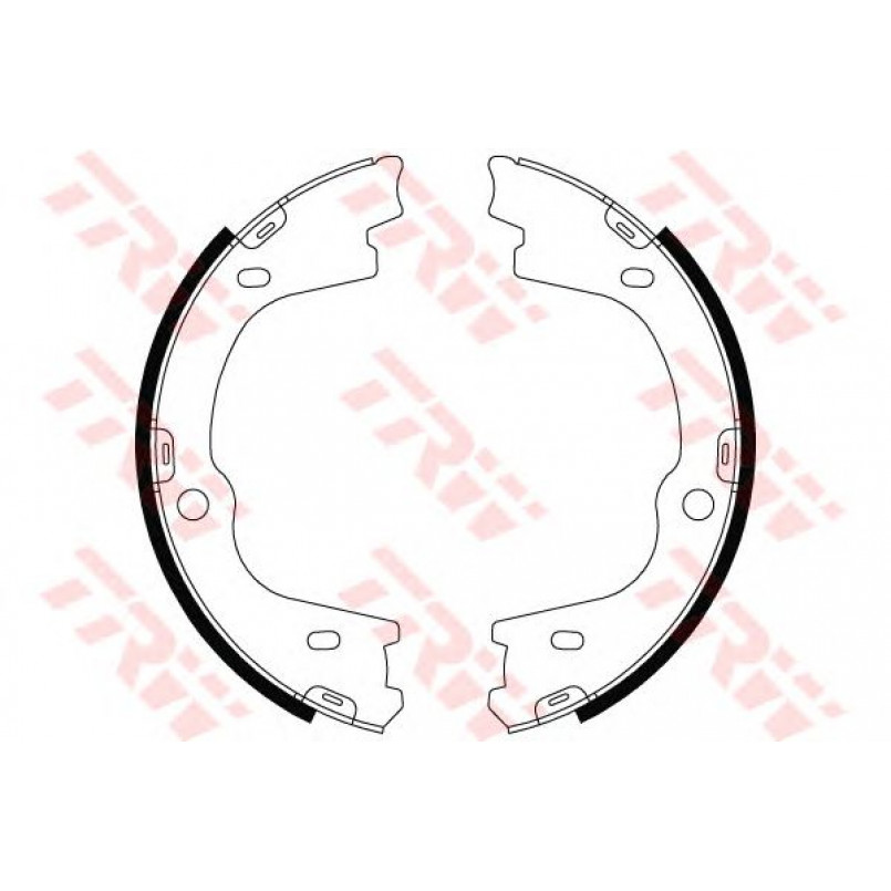 GS8803 TRW - Гальмівні колодки до барабанів
