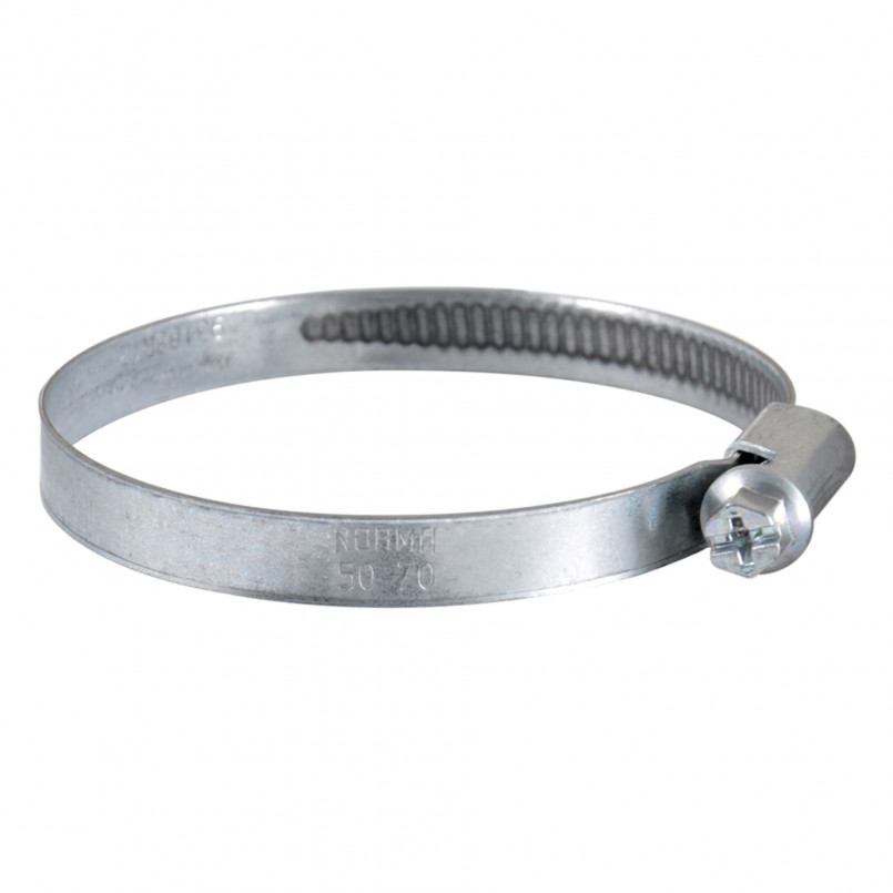 NORMA  Хомути  50-70/9 C7 W1/I (250шт) оцинк..