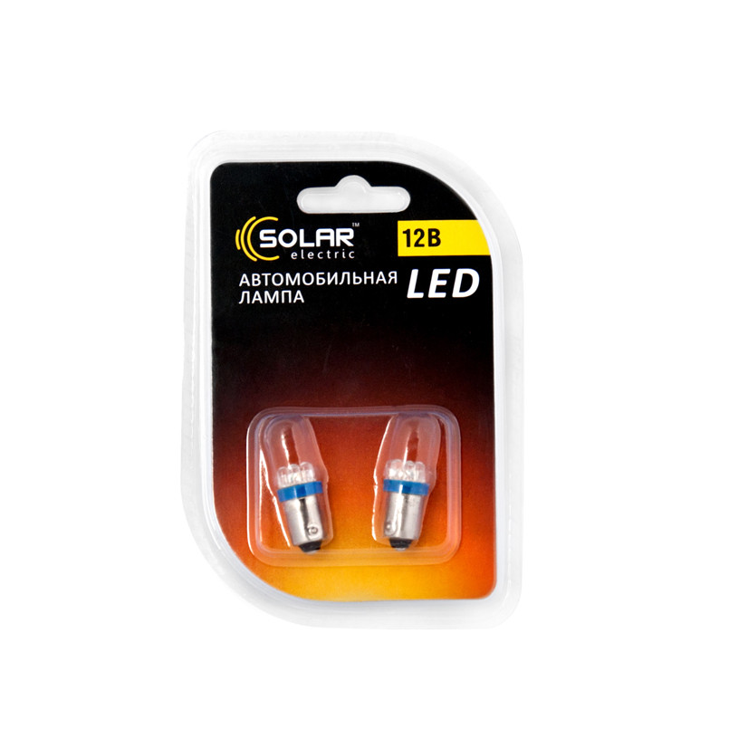LED 12V T8.5 BA9s 4leds blue 2шт. (70шт.)