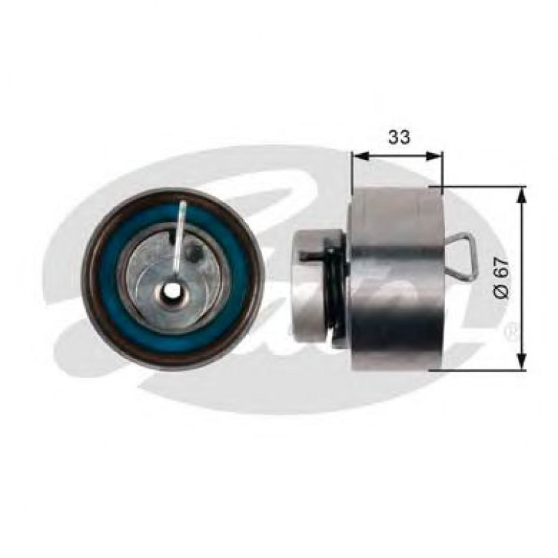 T43005 (7784-21005)  Натяжний ролик ременя ГРМ GATES POWERGRIP TENSIONER