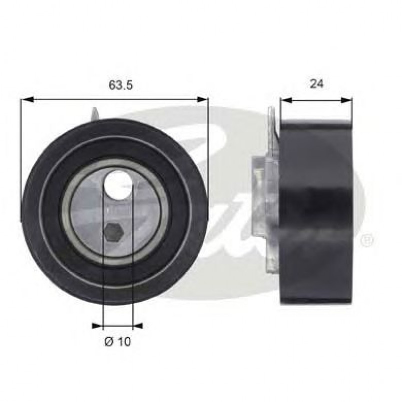 T43049 (7784-21042)  Натяжний ролик ременя ГРМ GATES POWERGRIP TENSIONER