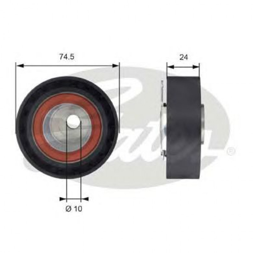 T43116 (7784-21095)  Натяжний ролик ременя ГРМ GATES POWERGRIP TENSIONER
