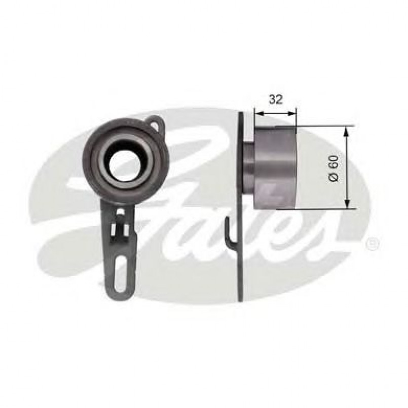 T41150 (7786-21192)  Натяжний ролик ременя ГРМ GATES POWERGRIP TENSIONER