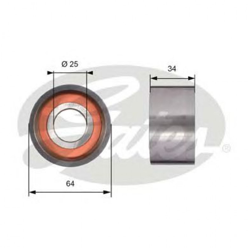 T41234 (7786-21475)  Натяжний ролик ременя ГРМ GATES POWERGRIP TENSIONER