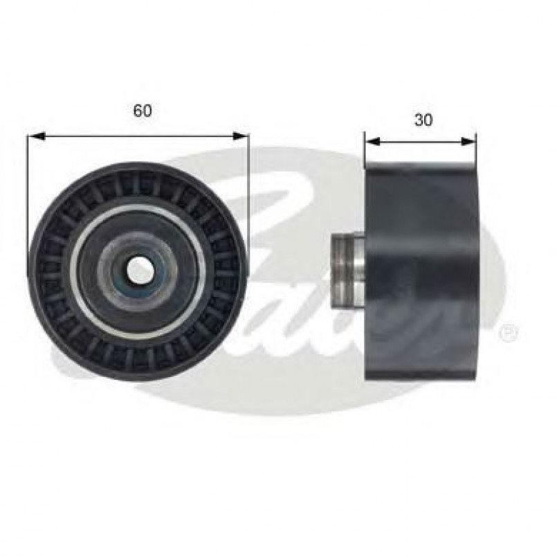 T42191 (7786-21535)  Обвідний ролик ременя ГРМ GATES POWERGRIP IDLER