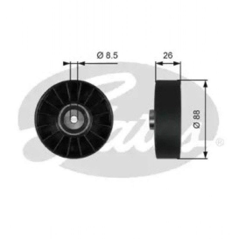 T36758 (7803-21758)  Обвідний ролик GATES DRIVEALIGN MV IDLER
