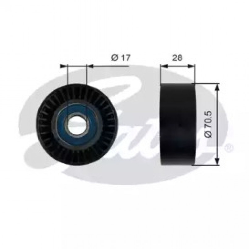 T36759 (7803-21759)  Обвідний ролик GATES DRIVEALIGN MV IDLER