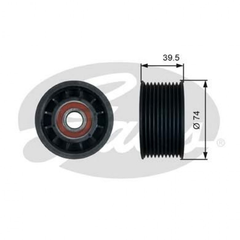 T36526 (7803-25526)  Обвідний ролик GATES EXTRA SERVICE MV IDLER
