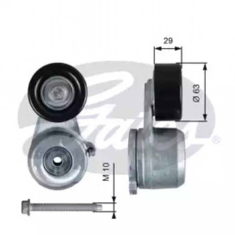 T39360 (7808-21760)  Натяжний ролик ременя GATES DRIVEALIGN MV TENS