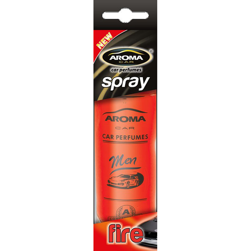 AROMA Ароматизатор Car Spray Men 50ml - FIRE (32шт.)