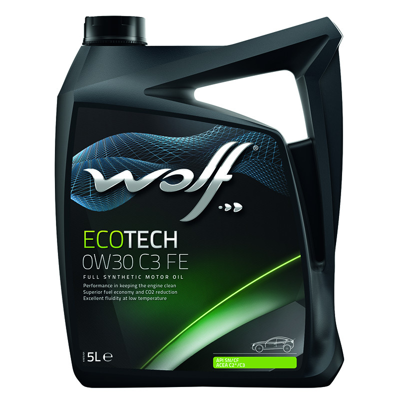 Олива моторна WOLF ECOTECH 0W30 C3 FE  5л.