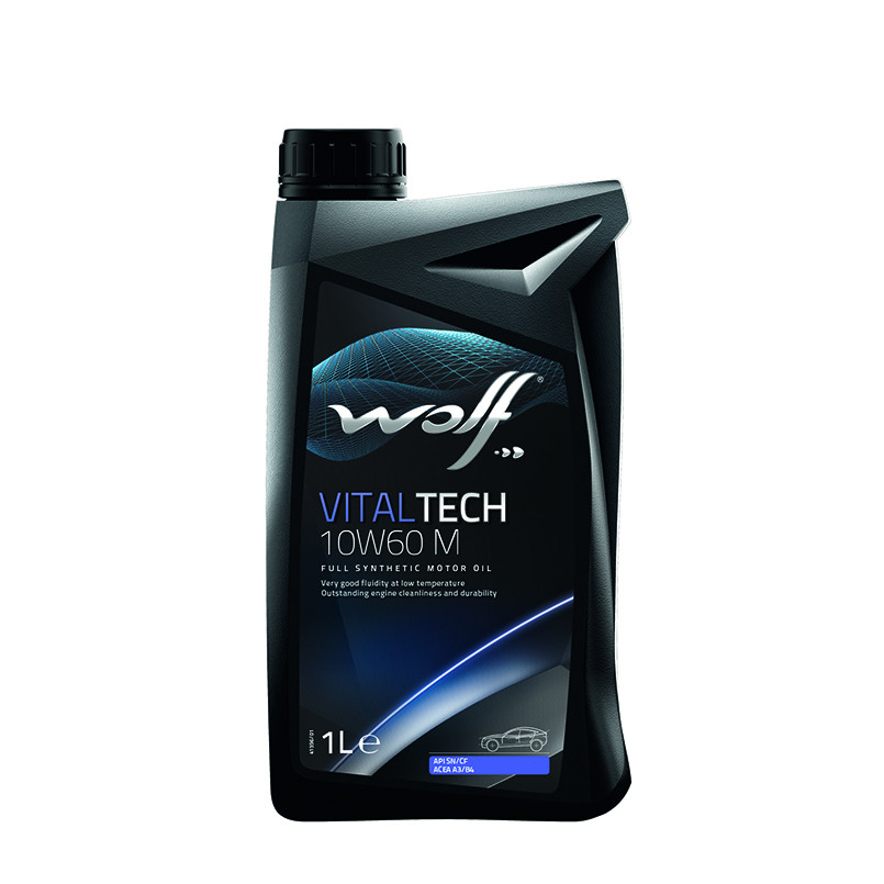 Олива моторна WOLF VITALTECH 10W60 M  1л.