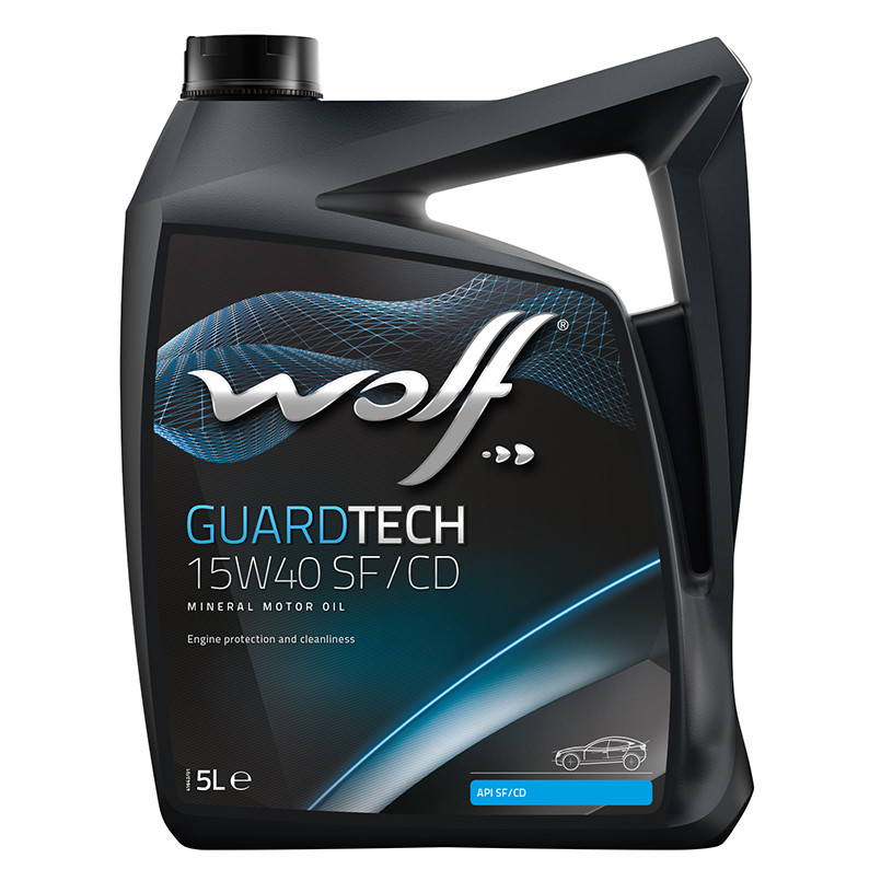 Олива моторна WOLF GUARDTECH 15W40 SF/CD  5л.