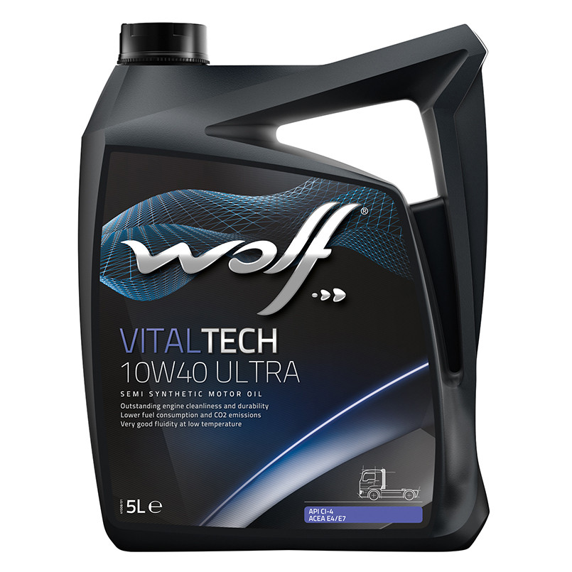 Олива моторна WOLF VITALTECH 10W40 ULTRA  5л.