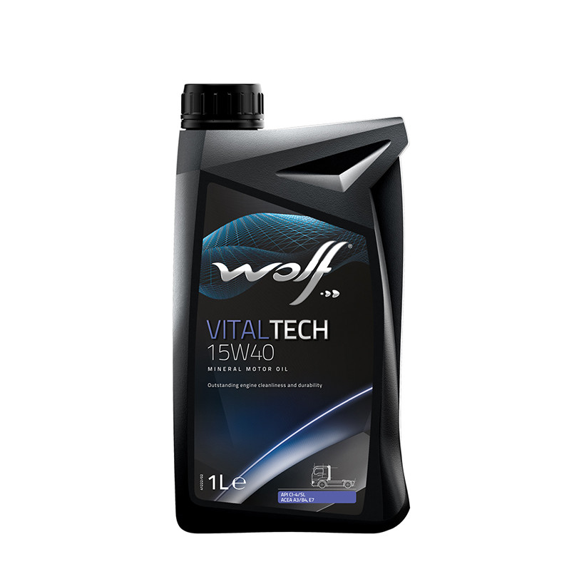 Олива моторна WOLF VITALTECH 15W40  1л.