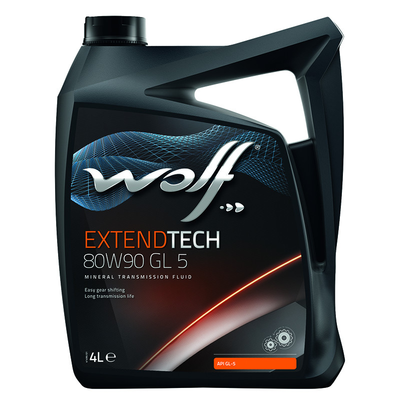 Трансмісійна олива WOLF EXTENDTECH 80W90 GL 5  4л.