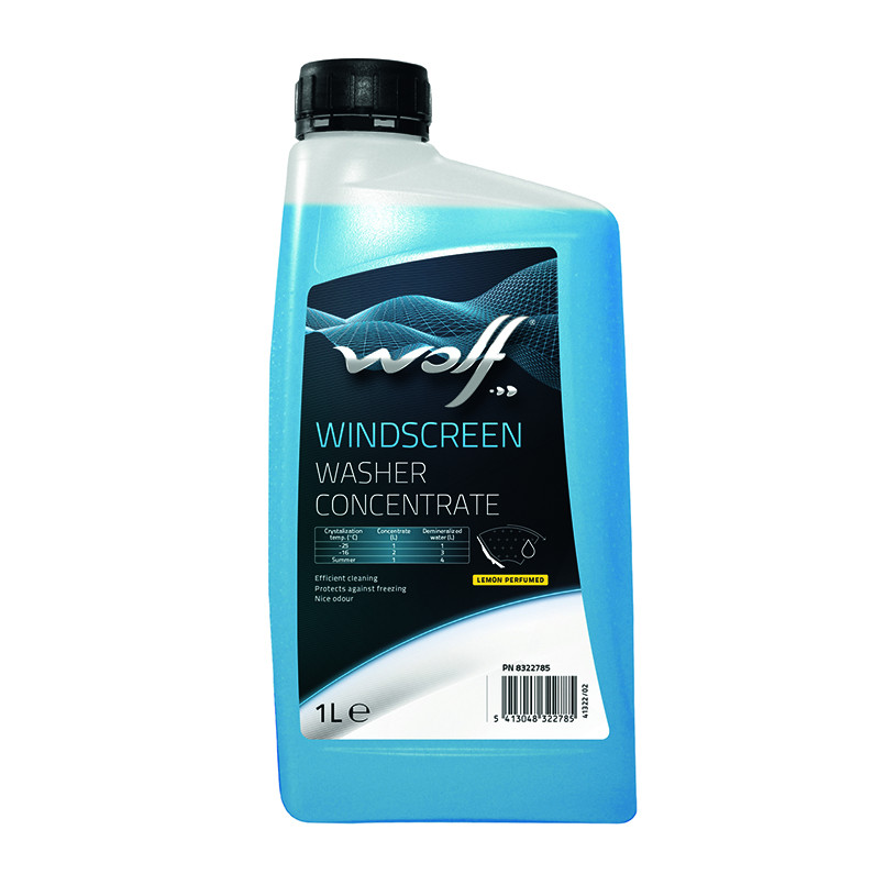 Омивач скла зимовий, концентрат WOLF WINDSCREEN WASHER CONCENTRATE  1л.