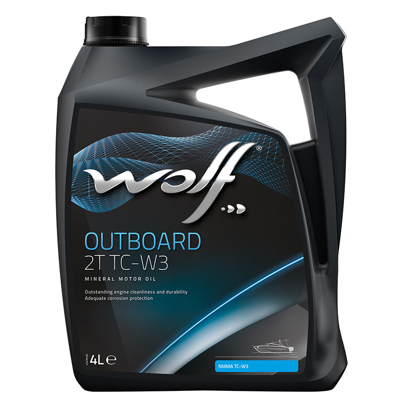 Олива моторна WOLF OUTBOARD 2T TC-W3  4л.