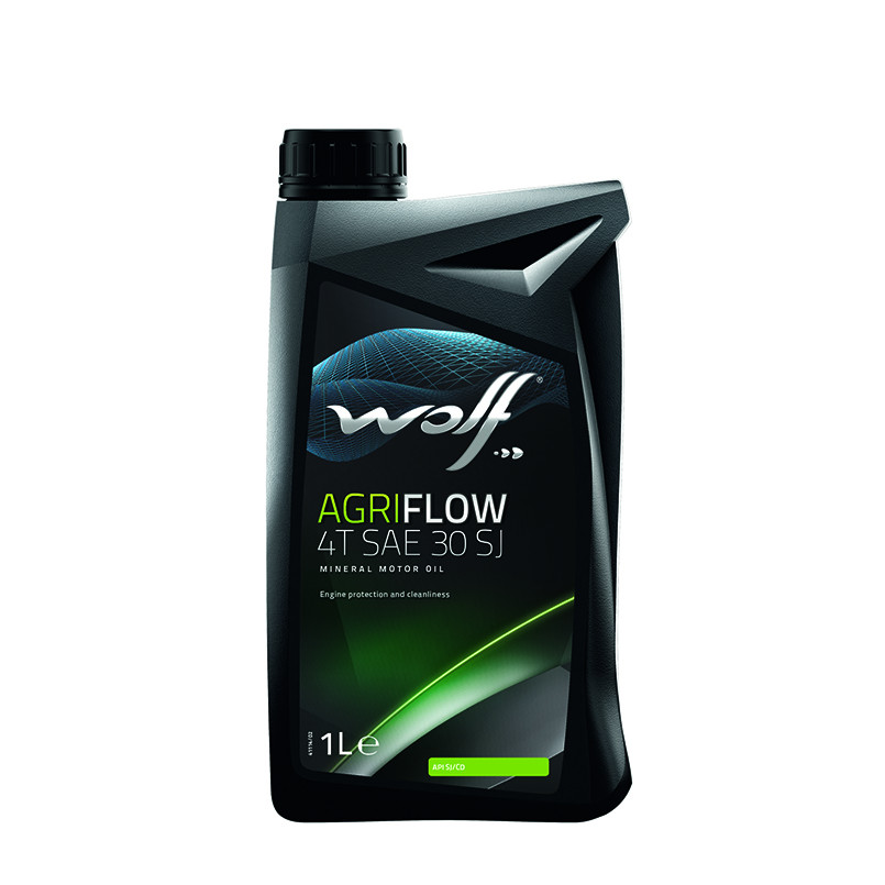 Олива моторна WOLF AGRIFLOW 4T SAE 30 SJ  1л.