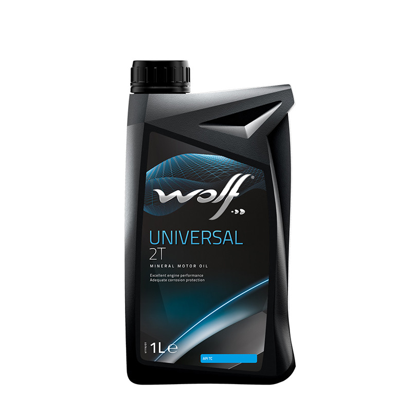 Олива моторна WOLF UNIVERSAL 2T  1л.