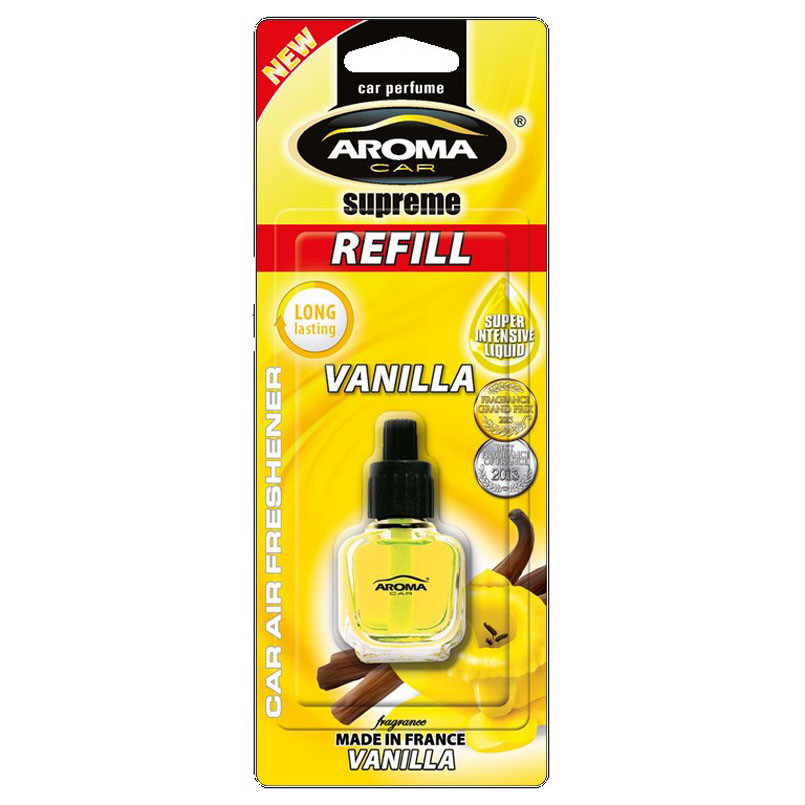 AROMA Ароматизатор Замінний флакон Car Supreme REFILL - VANILLA (24шт.)