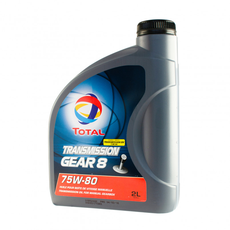 TOTAL TRANSMISSION GEAR 8 75W-80, 2L (x12)   олива трансмісійна