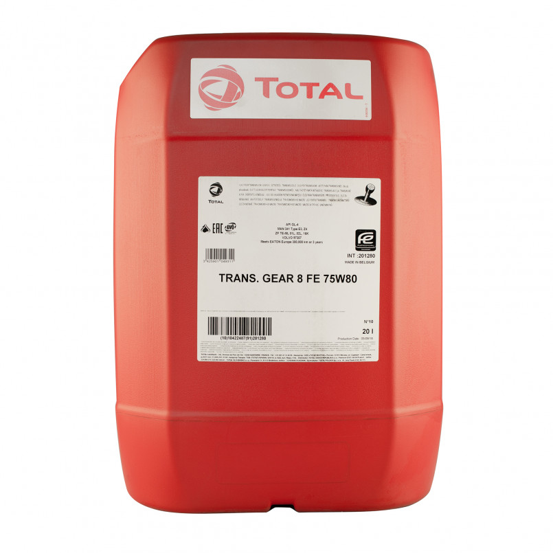 TOTAL TRANSMISSION GEAR 8 FE 75W-80, 20L   олива трансмісійна