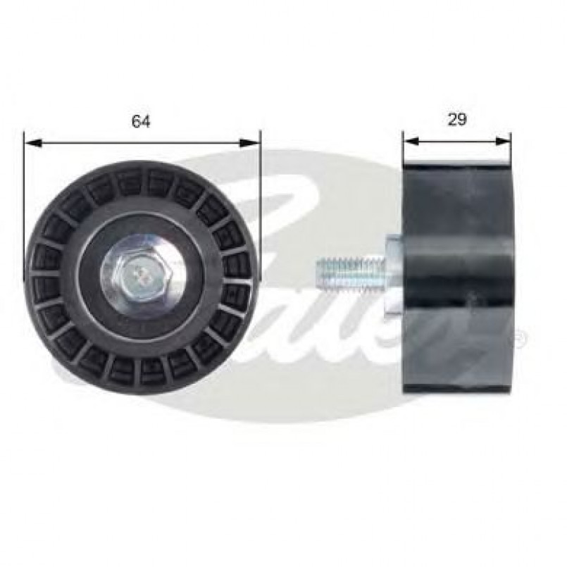 T42170 (7786-21514)  Обвідний ролик ременя ГРМ GATES POWERGRIP IDLER