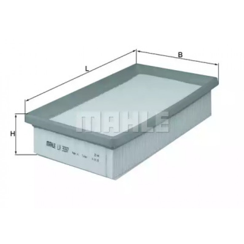 LX3597 Фільтр повітря (KNECHT)