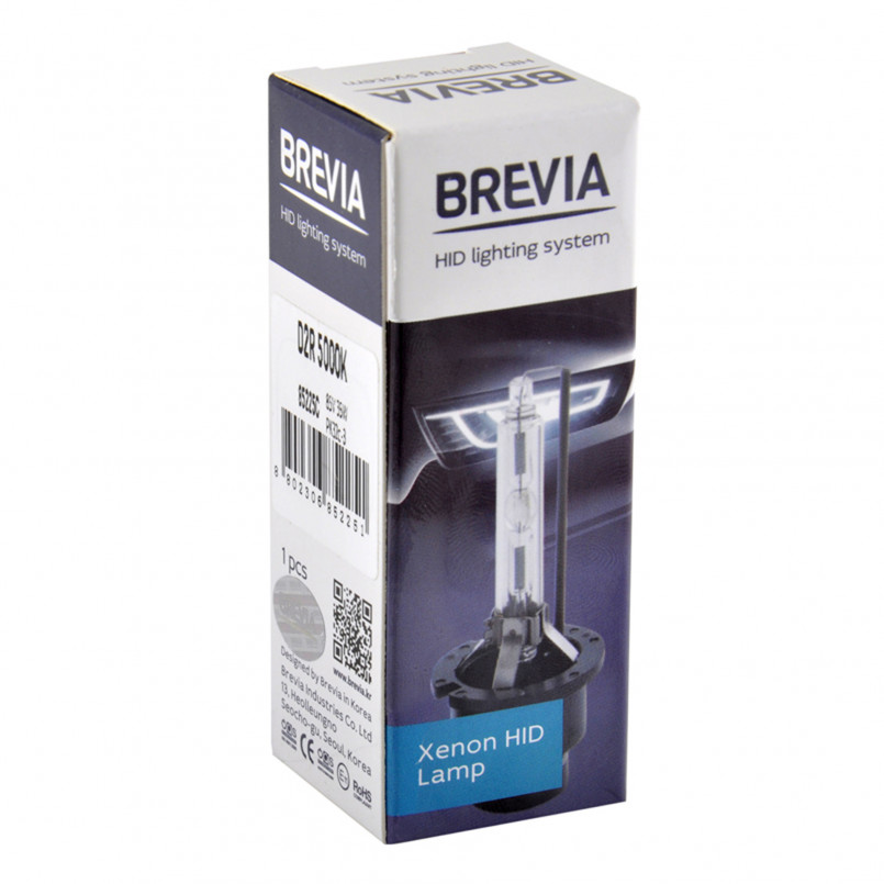 BREVIA Автолампа D2R,5000K,85V,35W PK32d-3, (1шт.) XENON