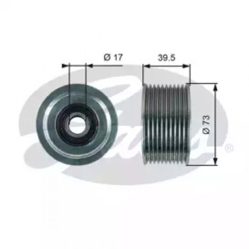 T36624 (7803-21624)  Обвідний ролик GATES EXTRA SERVICE MV IDLER
