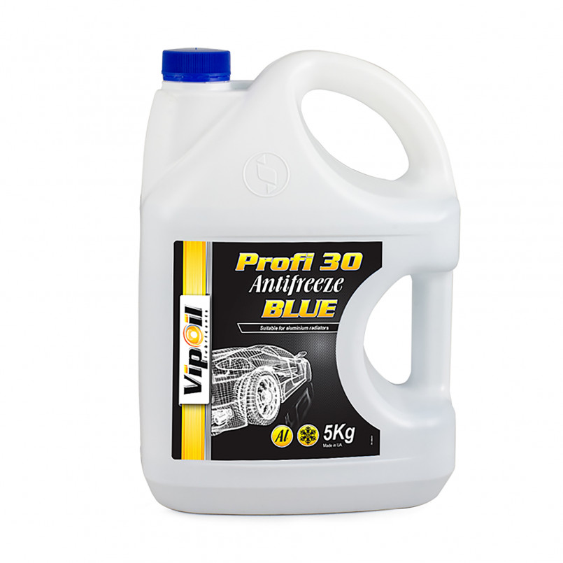 Антифриз VipOil Profi 30 Blue (синій) 5кг х4