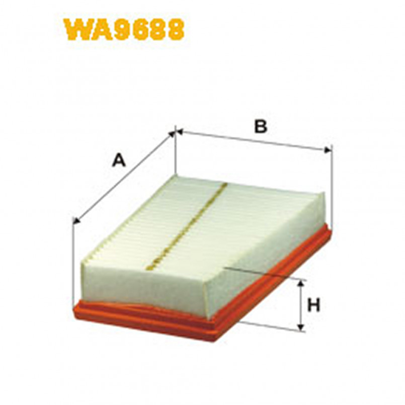 WA9688   (185/7)  WIX Фільтр повітря
