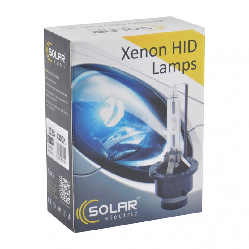 SOLAR D2S , 4300K,85V,35W PK32d-2, (2шт.)