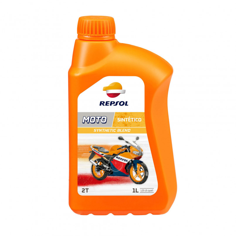 Олива моторна REPSOL MOTO SINTETICO 2T (1Л)