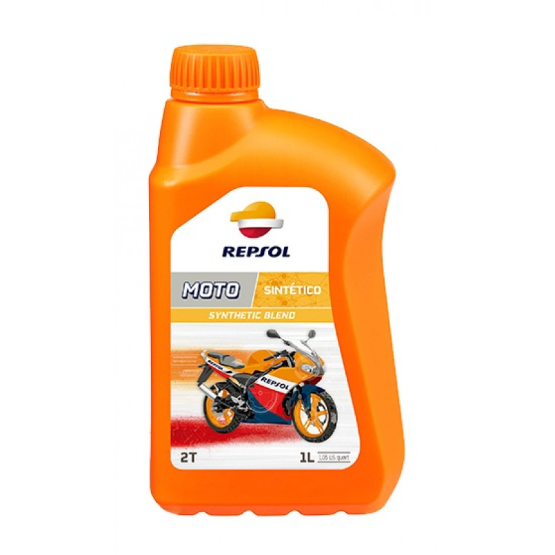Олива моторна REPSOL MOTO SINTETICO 2T (1Л)