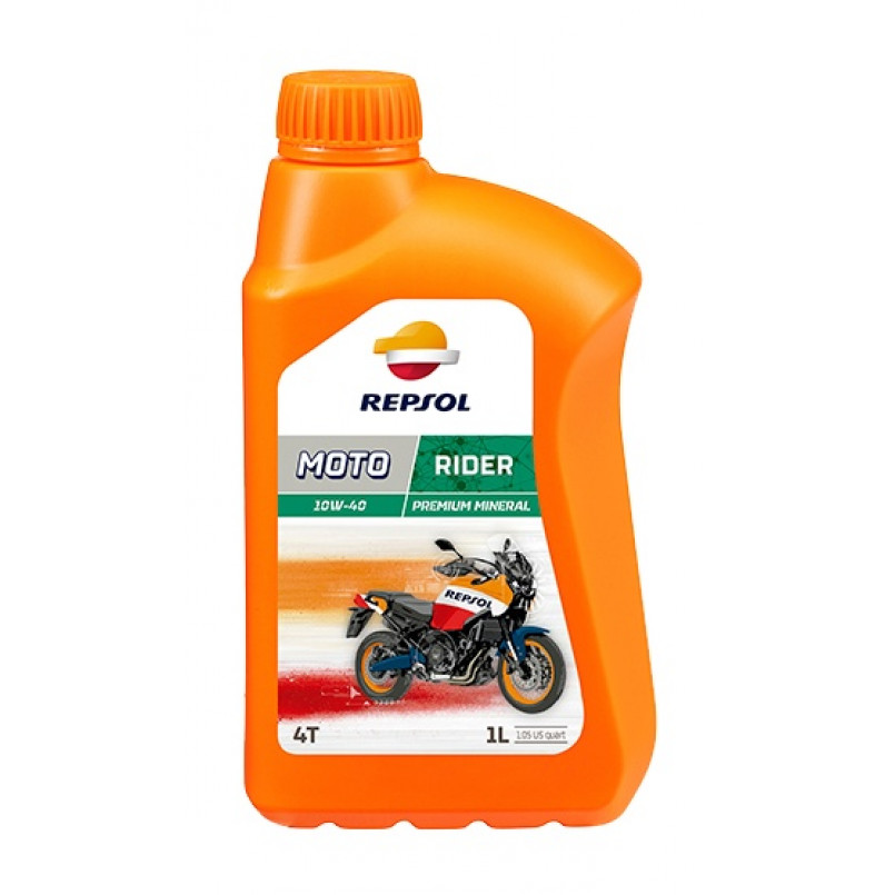 Олива моторна REPSOL MOTO RIDER 4T 10W-40 (1Л)