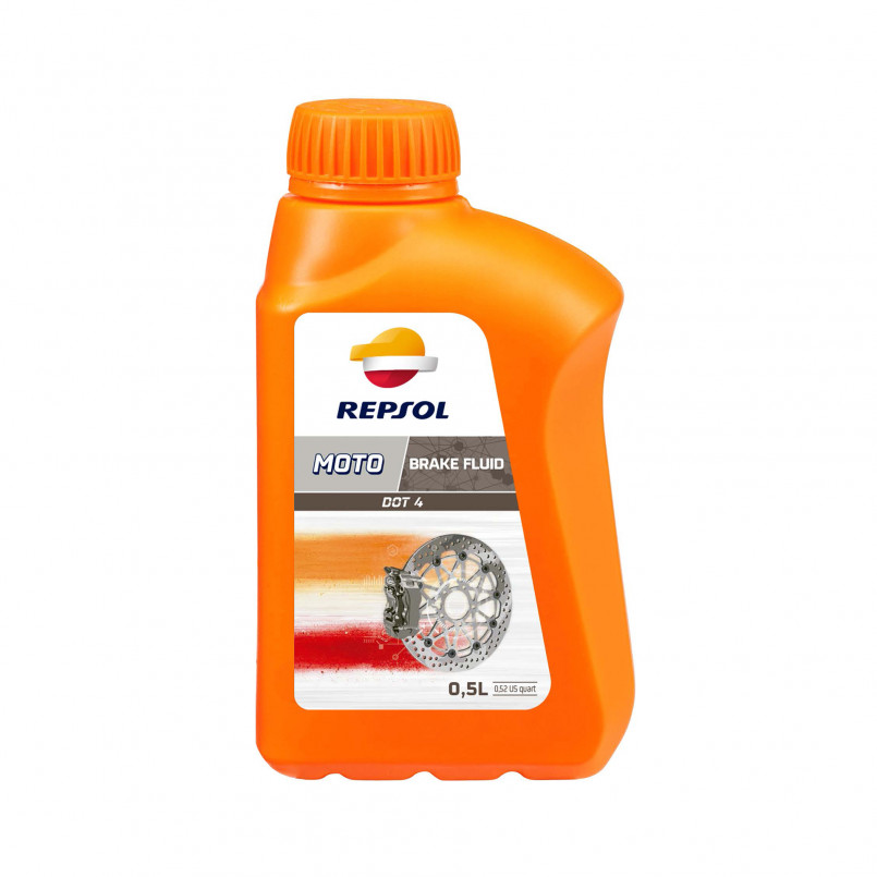 Гальмівна рідина REPSOL MOTO DOT 4 BRAKE FLUID (500 ml)
