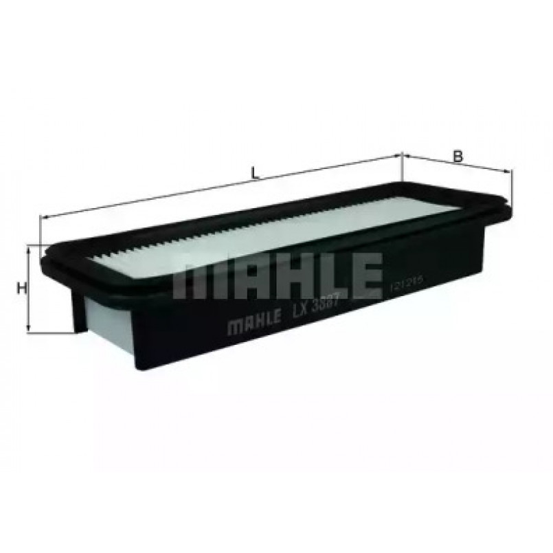 LX3887 Фільтр повітря (KNECHT)