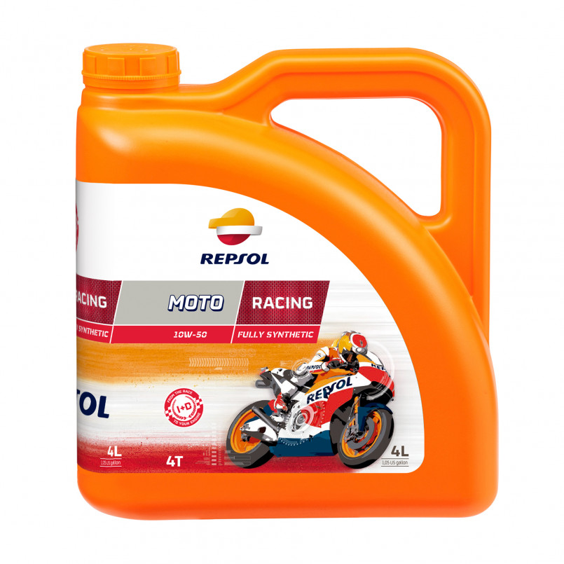 Олива моторна REPSOL MOTO RACING 4T 10W-50 (4Л)