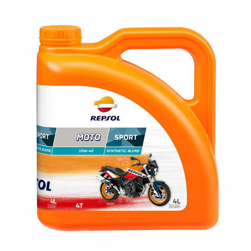 Олива моторна REPSOL MOTO SPORT 4T 10W-40 (4Л)